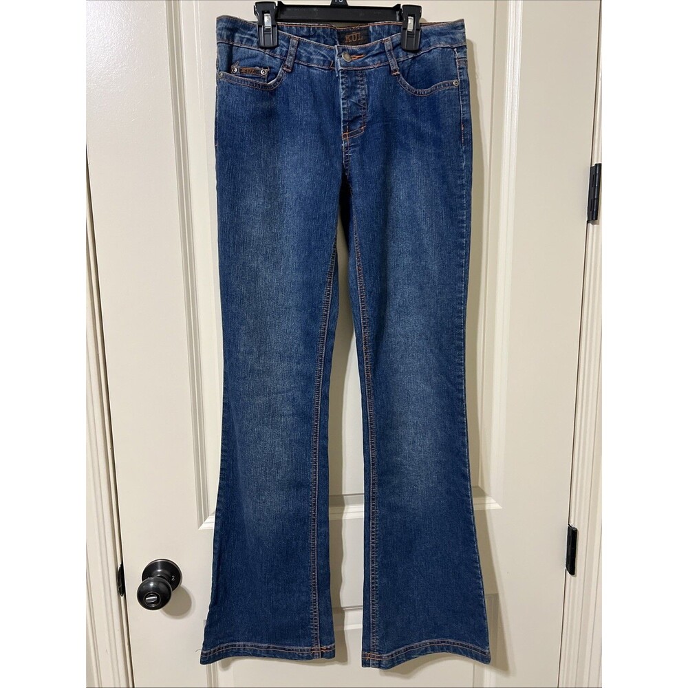 Vintage Kul American Brand Women’s Button Fly Flare Bottom Jeans Size 5 NWT